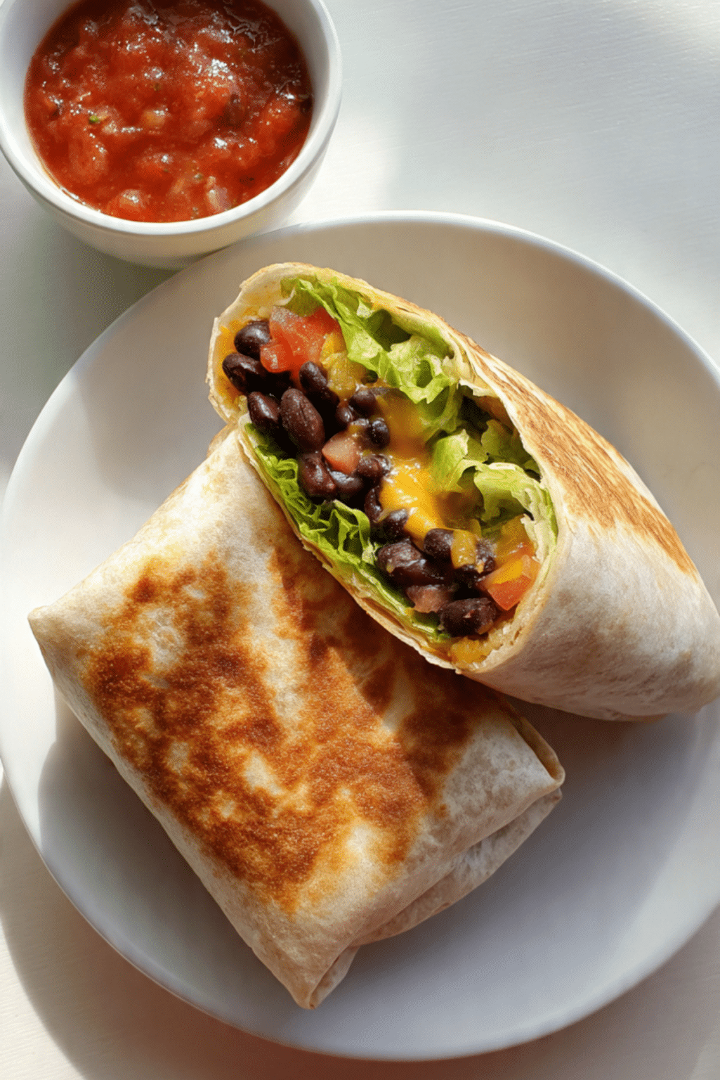 Loaded Veggie and Black Bean Crunchwrap