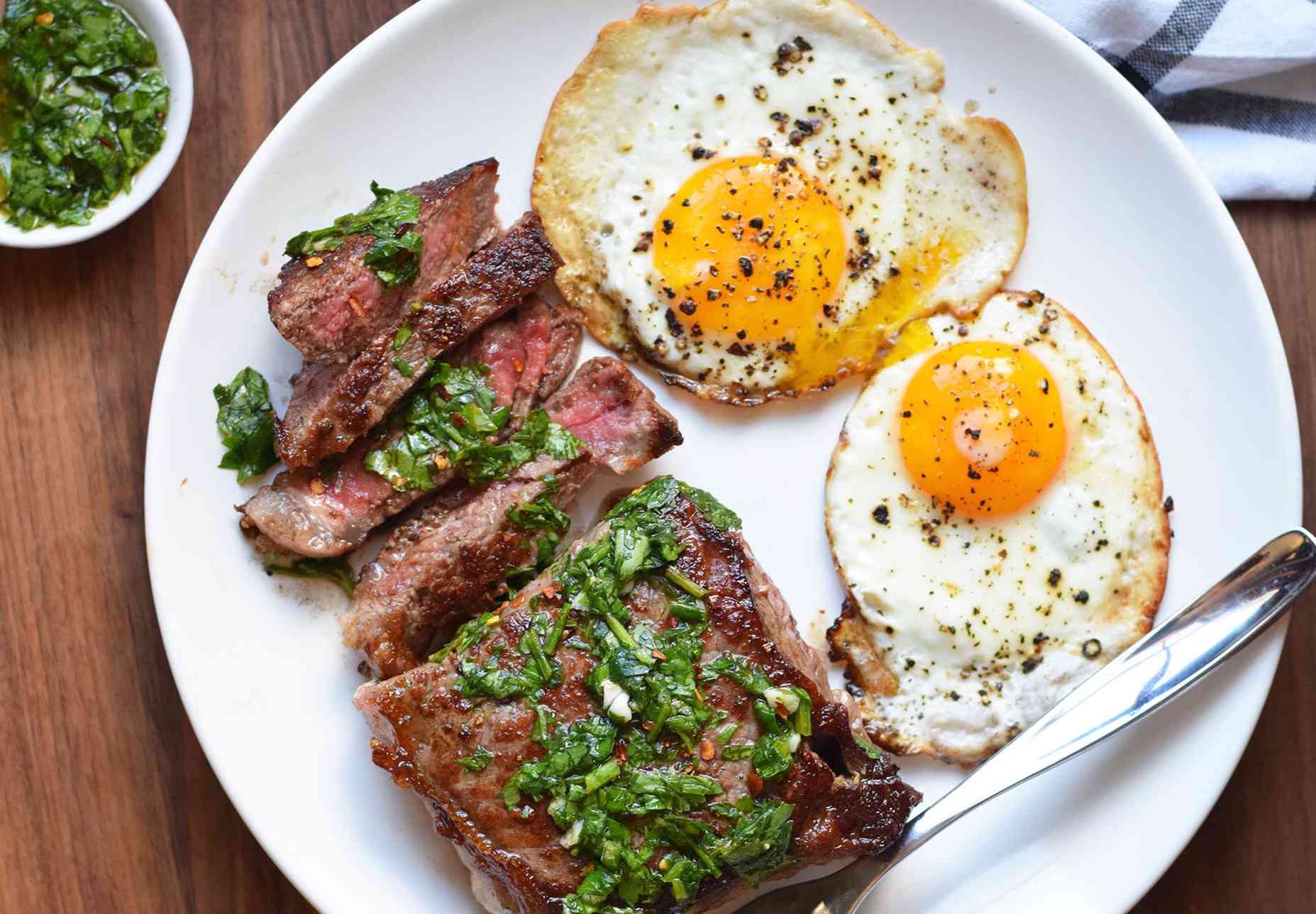 Wood-Fired Argentine Steak with Chimichurri Sauce