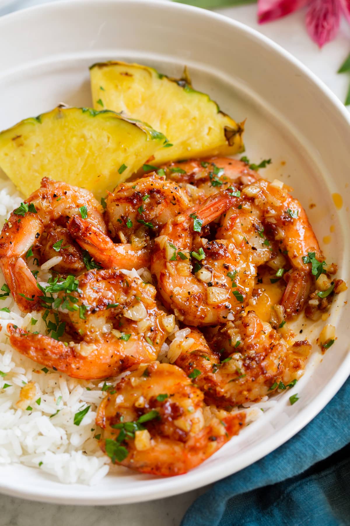 Hawaiian-Inspired Shrimp Stir Fry with Pineapple and Bell Peppers