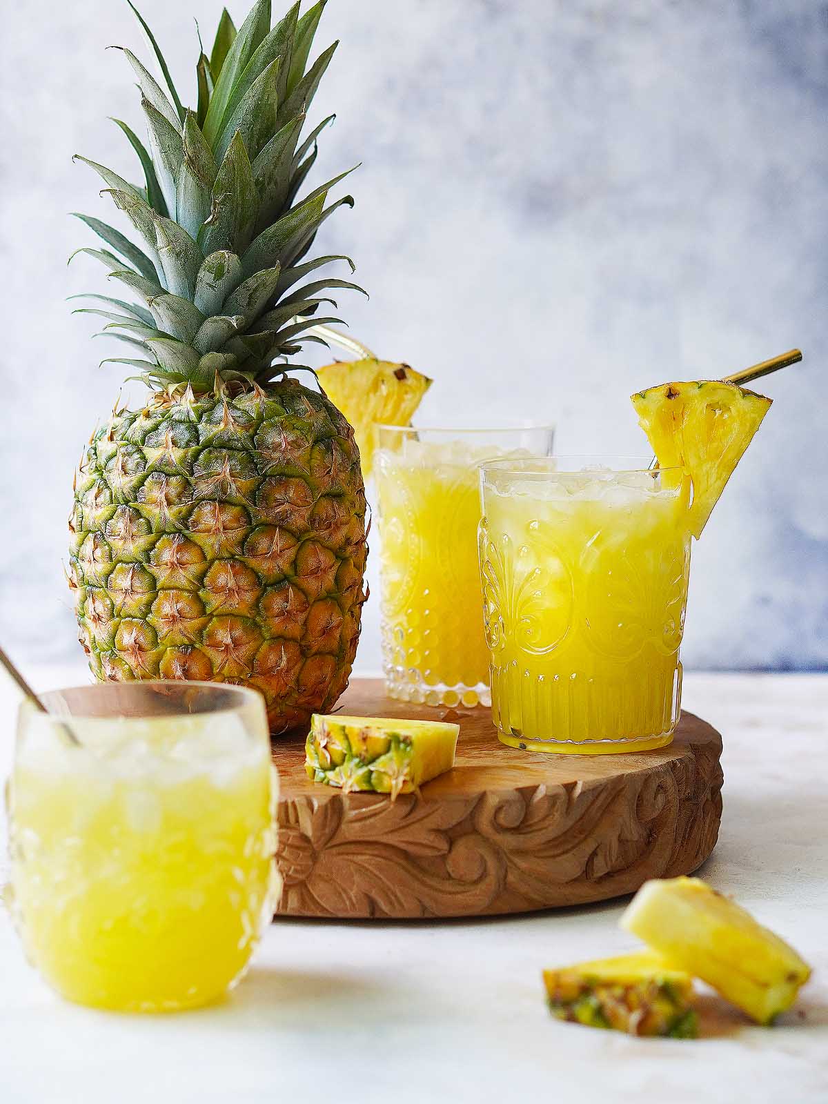 Mezcal-Spiked Pineapple Agua Fresca