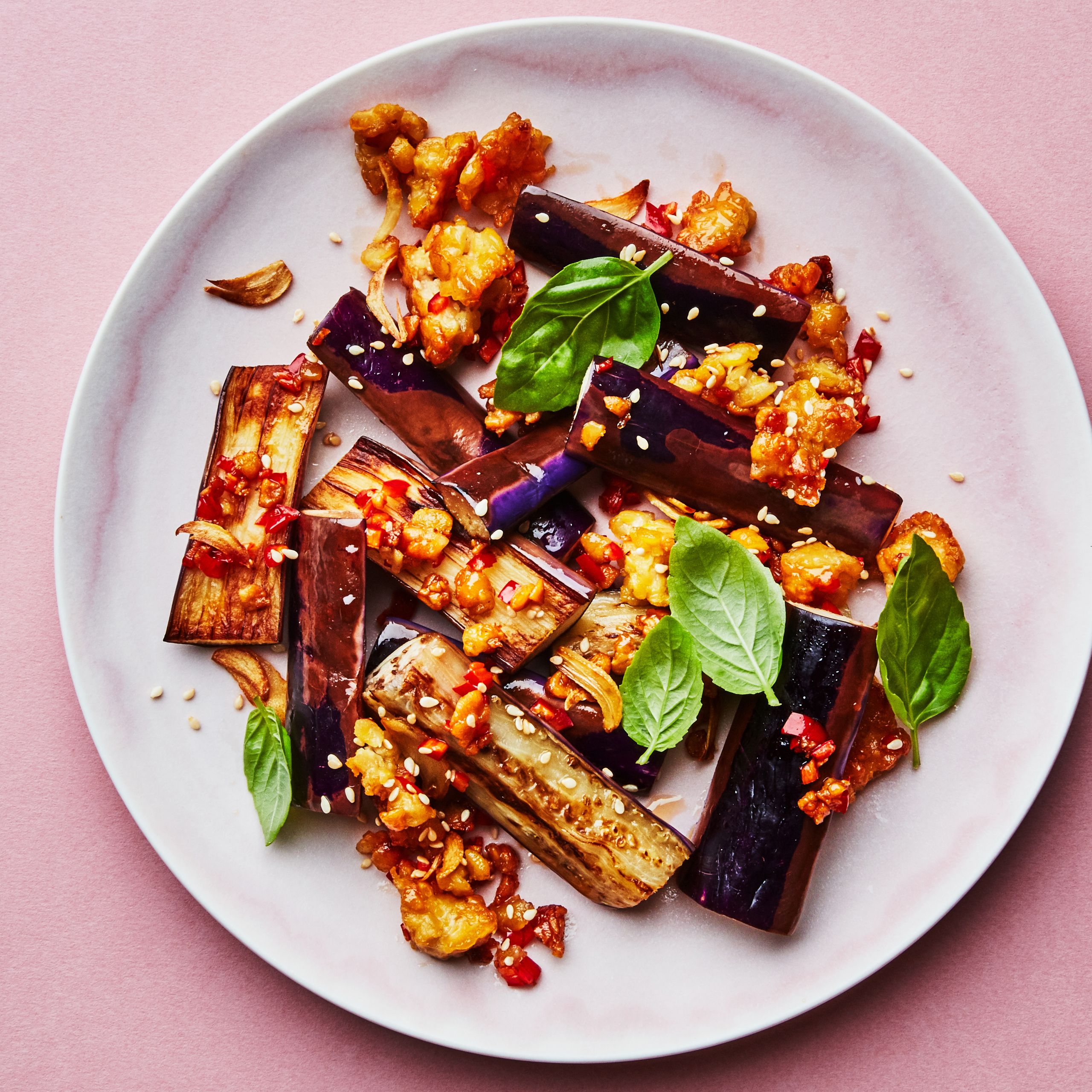 Stir-Fried Thai Basil Duck with Eggplant
