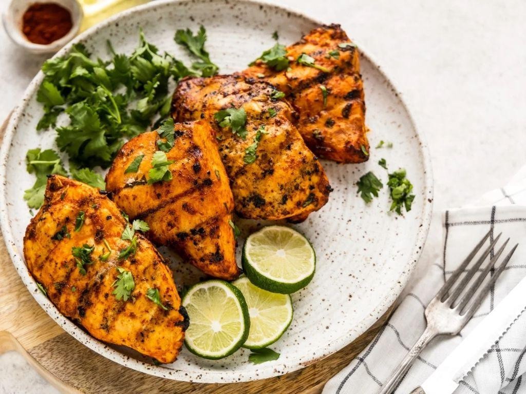 Pan-Seared Thai Herb Chicken with Chili and Lime