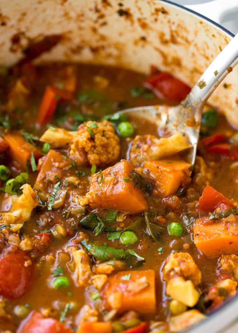 Spiced Vegetable Stew with Warm Aromatics