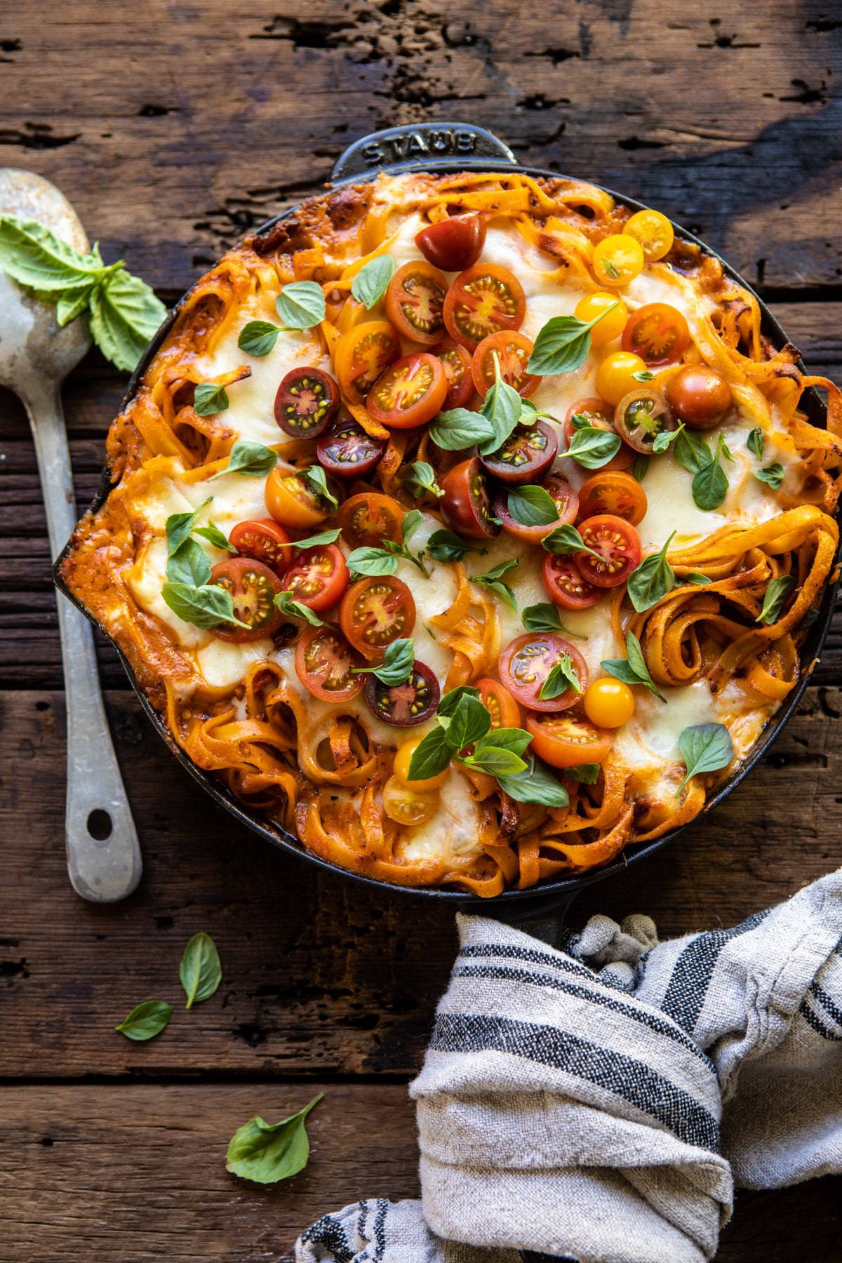 One-Pot Italian Tomato and Basil Pasta