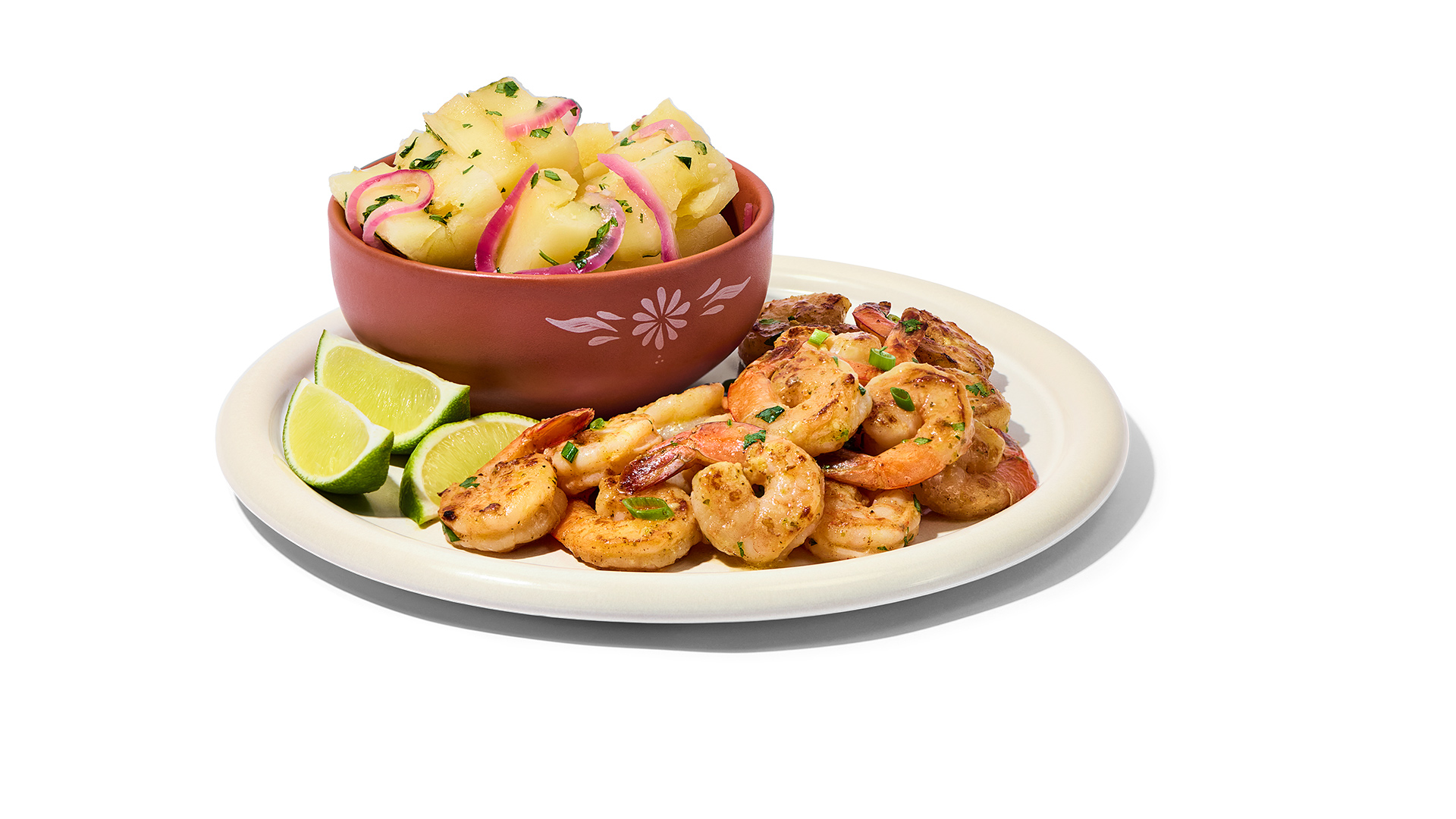 Spicy Shrimp Tostones with Mojo