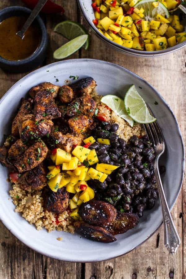 Citrus-Spiced Caribbean Black Bean and Rice Bowl
