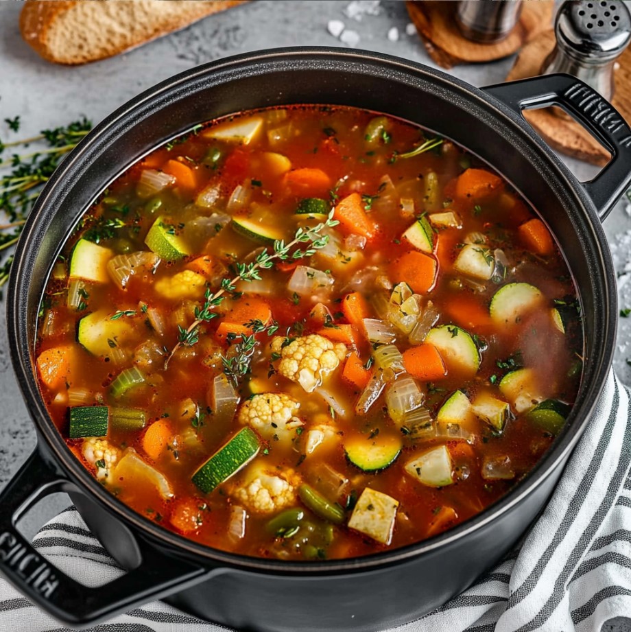 Half-Blend Vegetable Soup