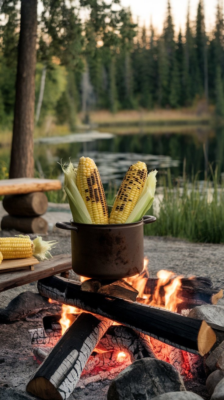 Campfire-Inspired Grilled Corn and Wild Berry Salad
