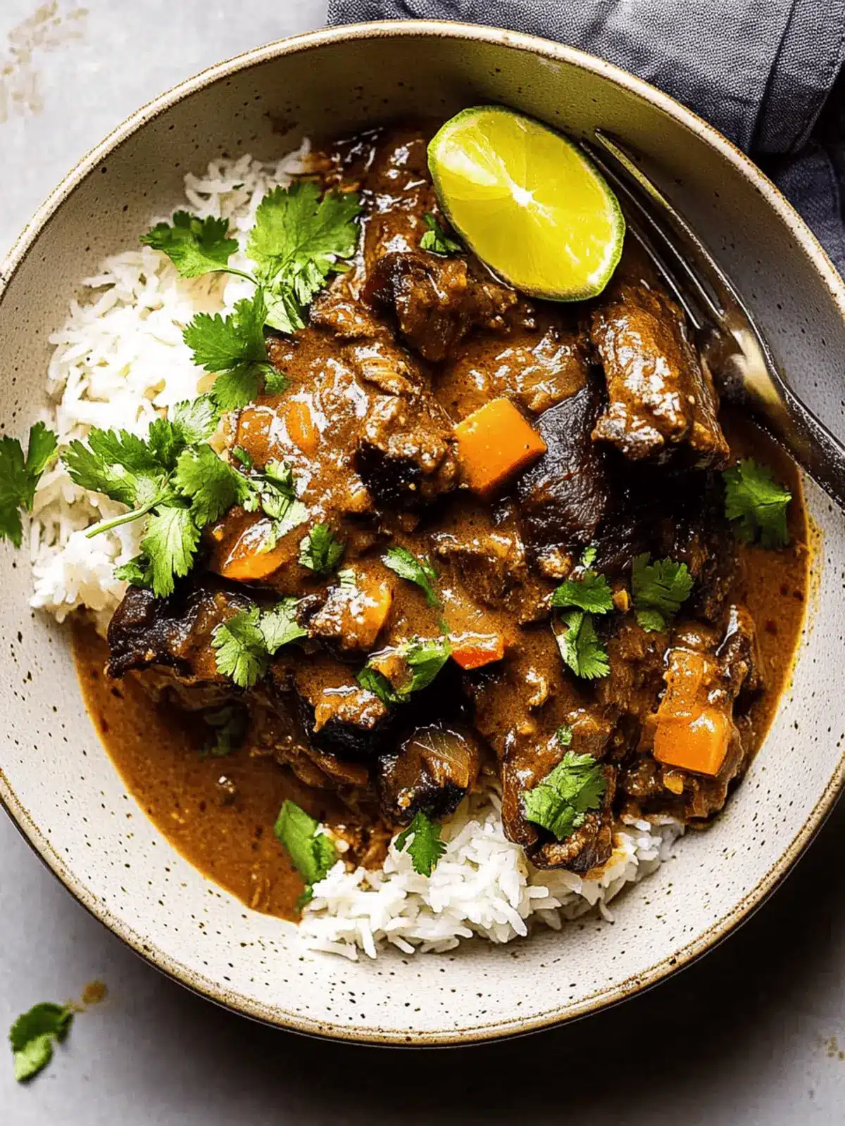 Slow-Braised Beef with Achiote and Coconut Rice