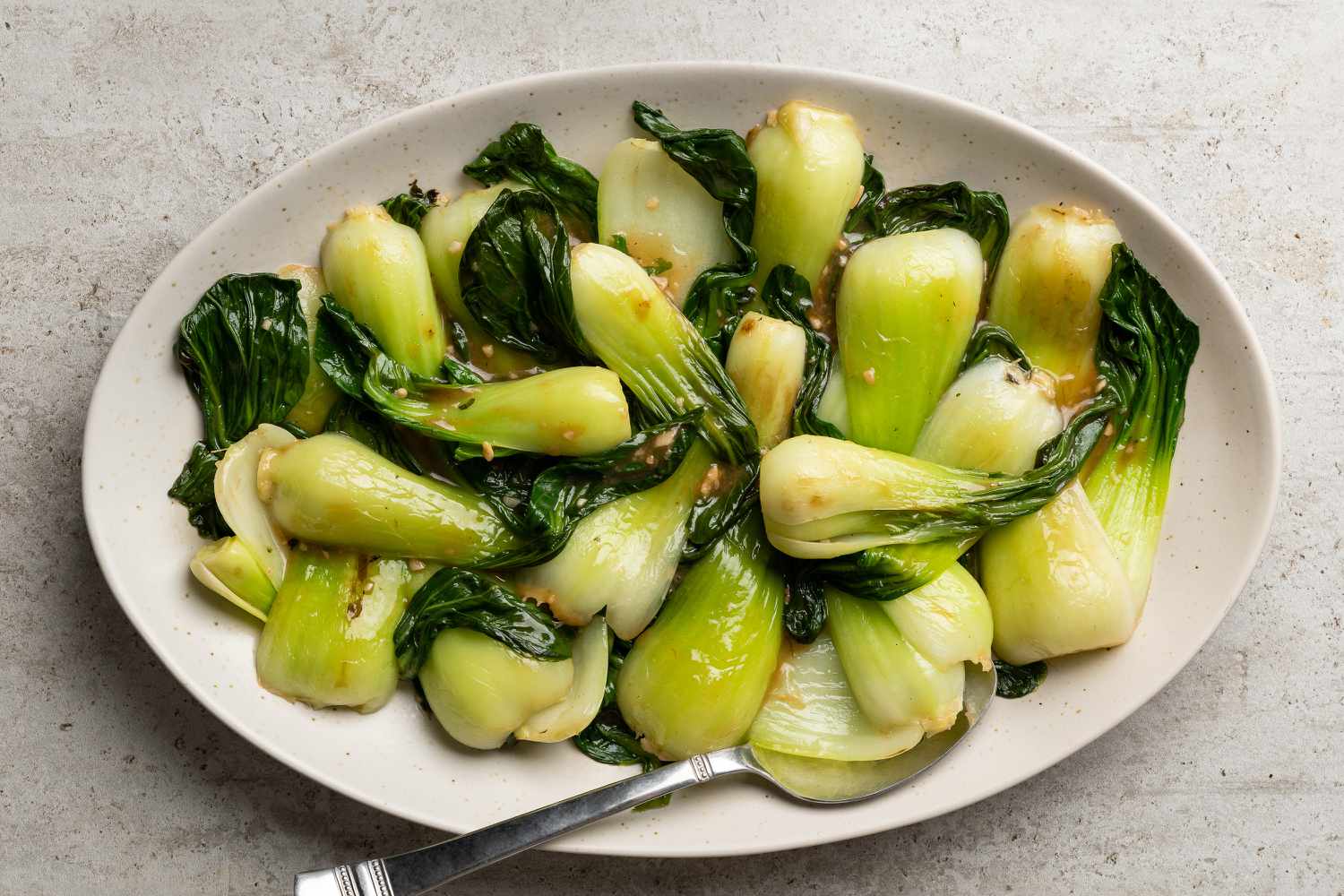 Sautéed Garlic Bok Choy with Oyster Sauce