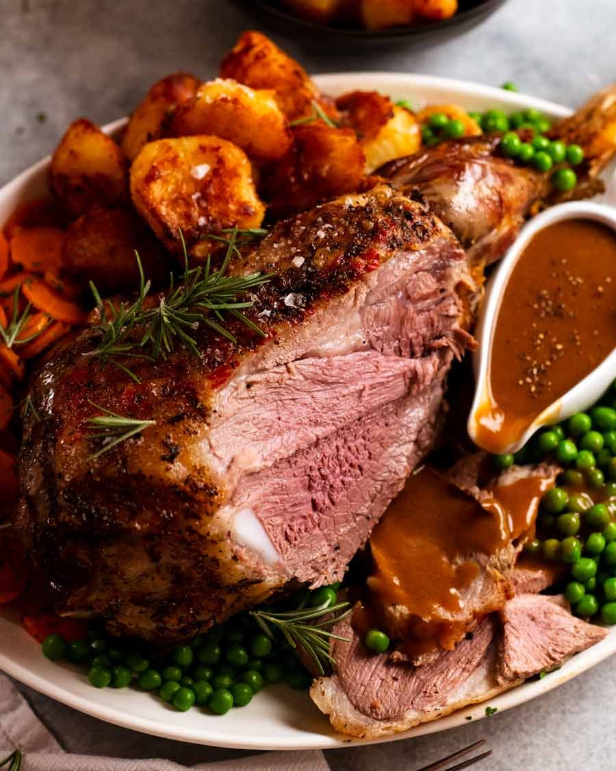 Oven-Roasted Mediterranean Lamb with Herbed Spice Rub
