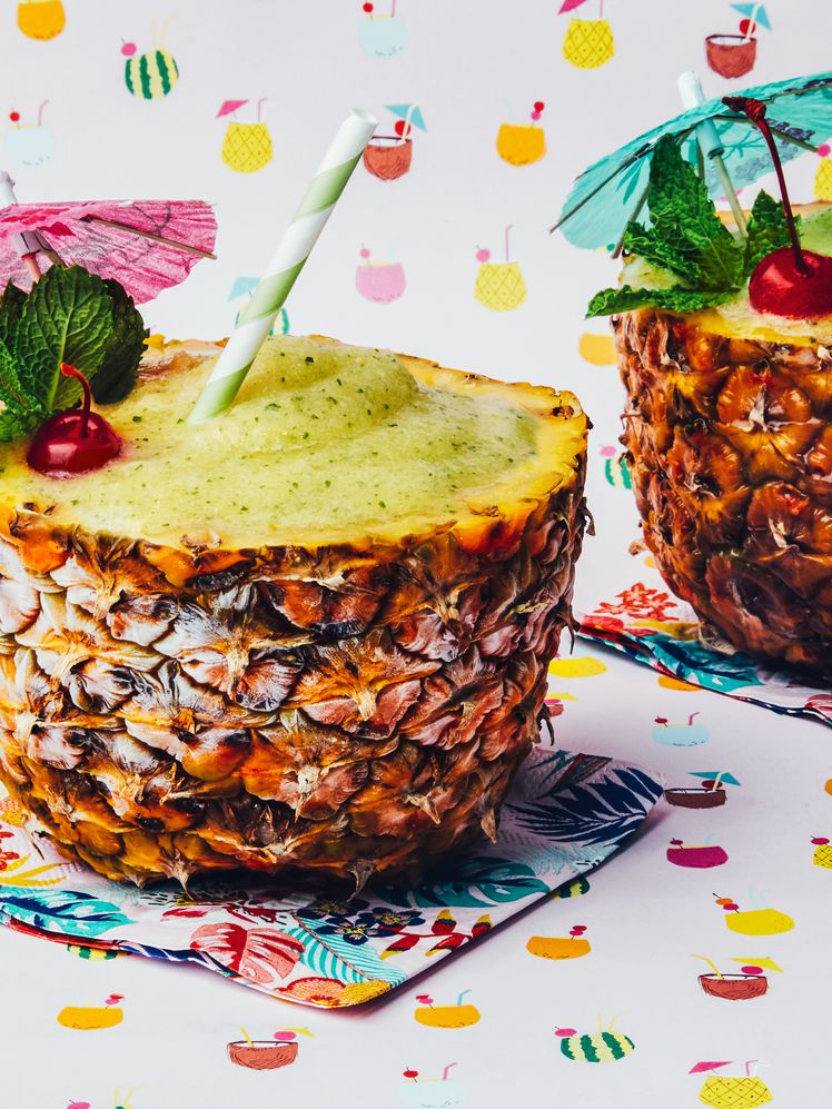 Charred Tiki-Inspired Pineapple Rum Cocktail