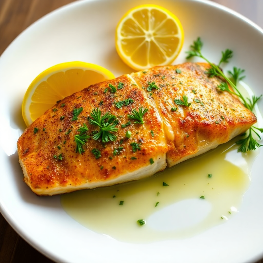 Pan-Seared Steelhead Trout with Herb Lemon Butter