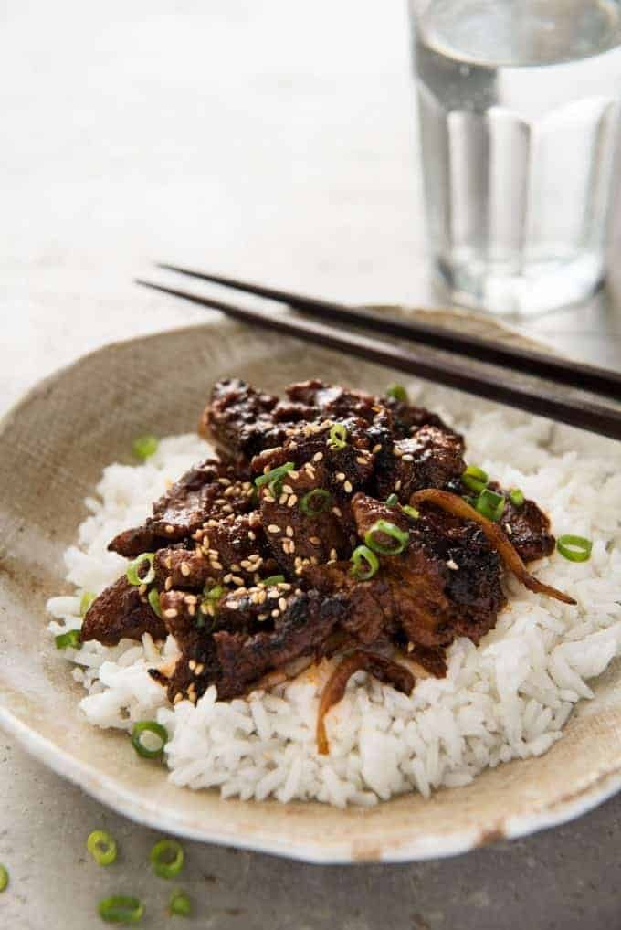 Spicy Stir-Fried Korean Pork with Gochujang Glaze