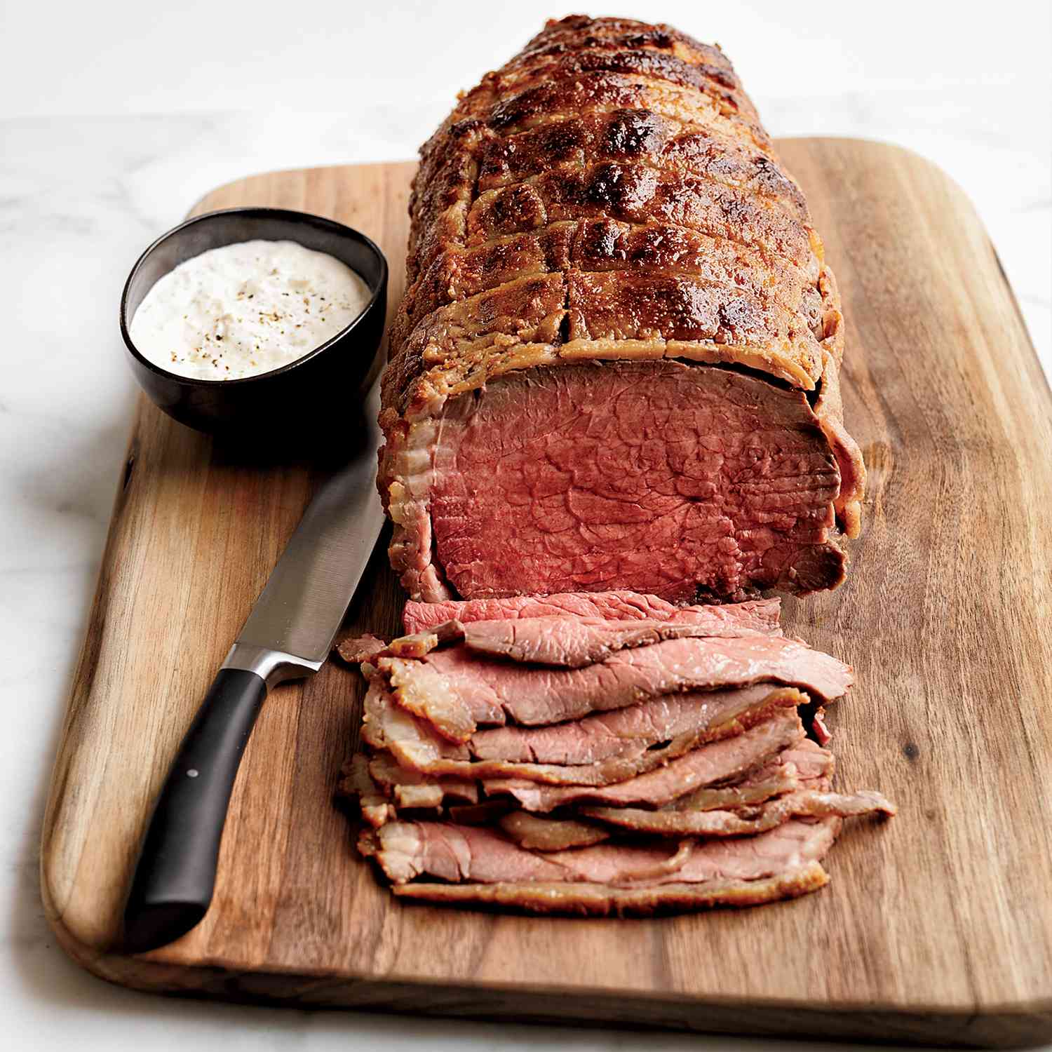 Classic English Roast Beef with Horseradish Cream
