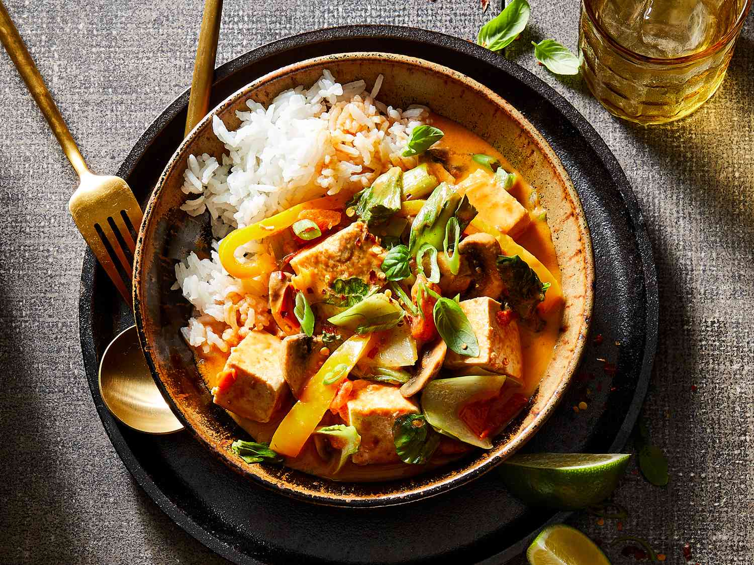 Hidden-Spiced Coconut Curry with Tofu and Spinach