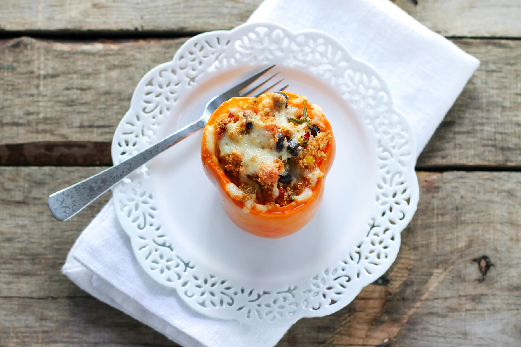 Solomon's Quinoa Stuffed Peppers