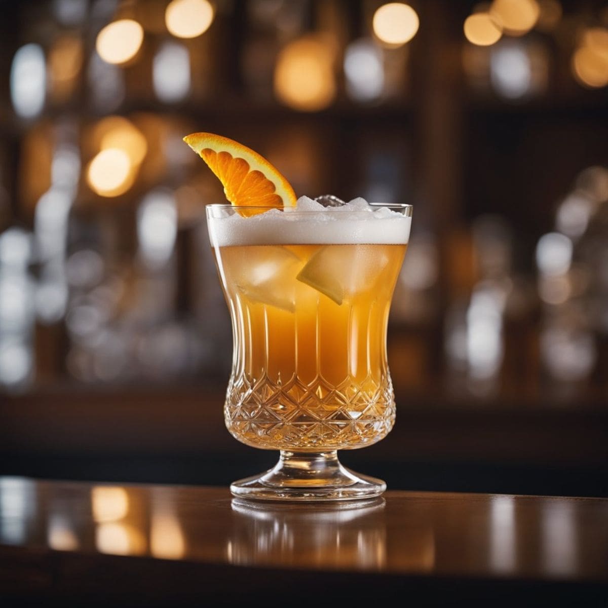 Tall Goa Rum Cocktail with Citrus and Spice