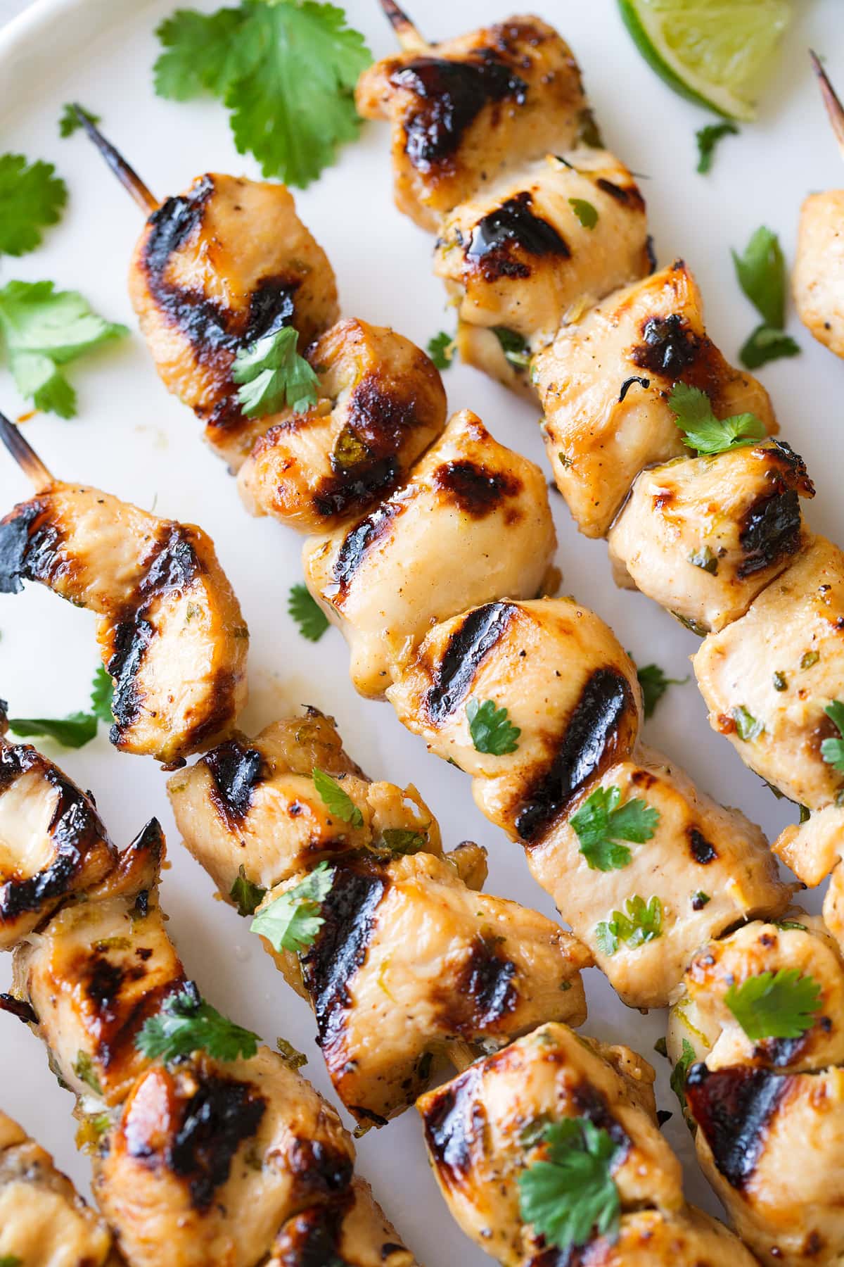 Honey-Lime Chicken Skewers