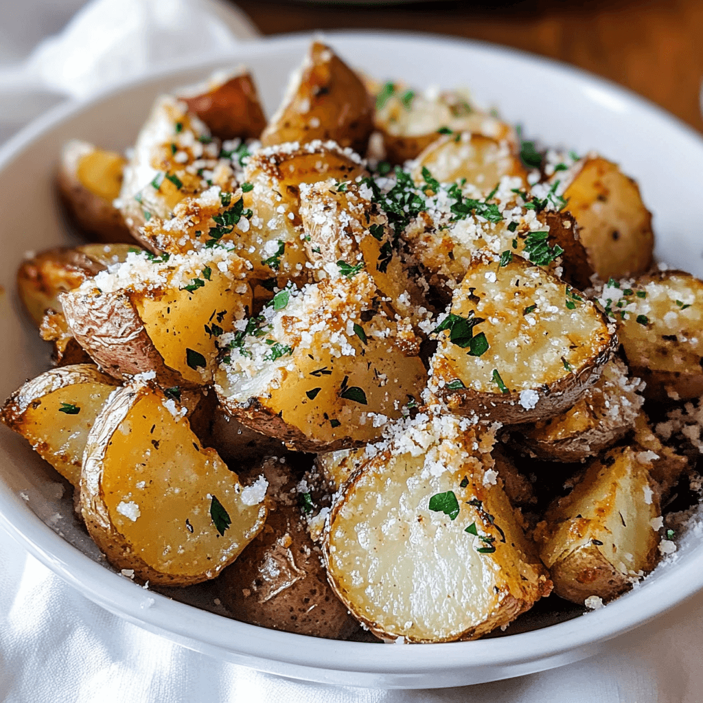 Garlic Parmesan Roasted Potatoes