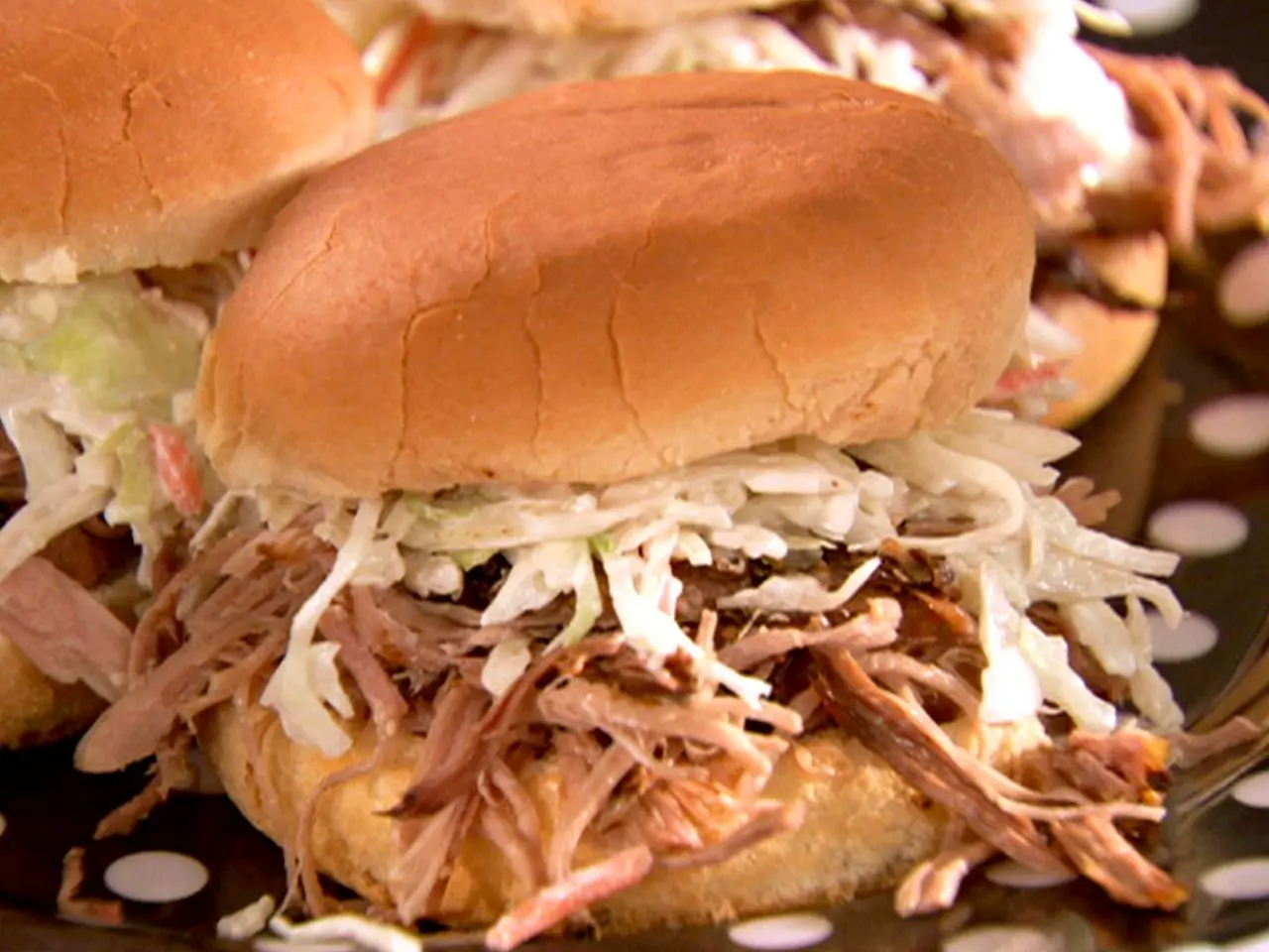 Craft Brew Pulled Pork Sandwich with Tangy Slaw