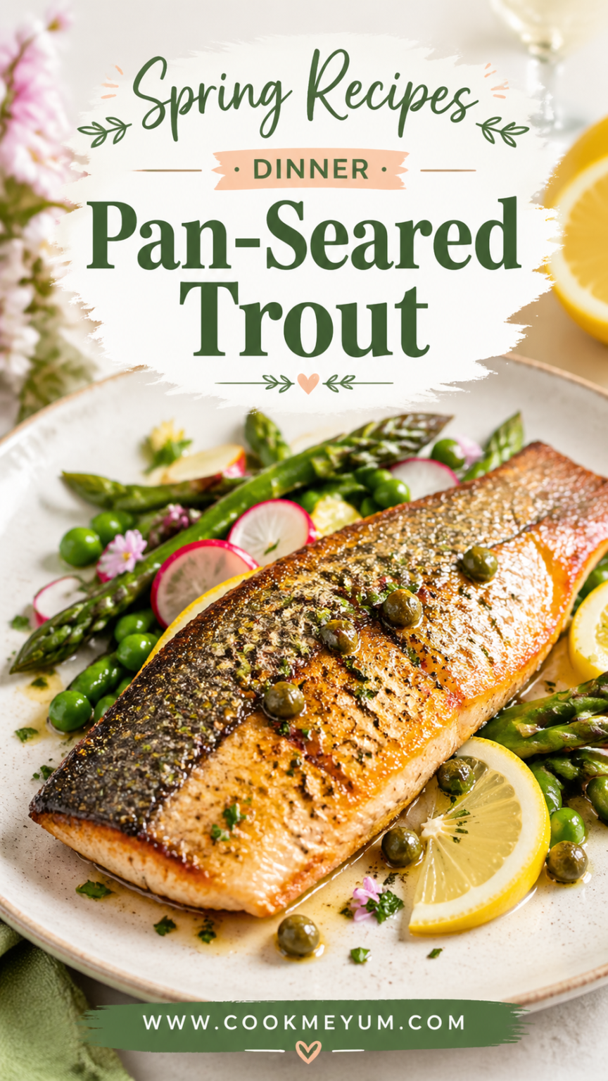 Pan-Seared Trout with Roasted Ohio Vegetables