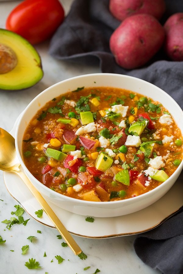 One-Pot Roasted Vegetable and Quinoa Stew