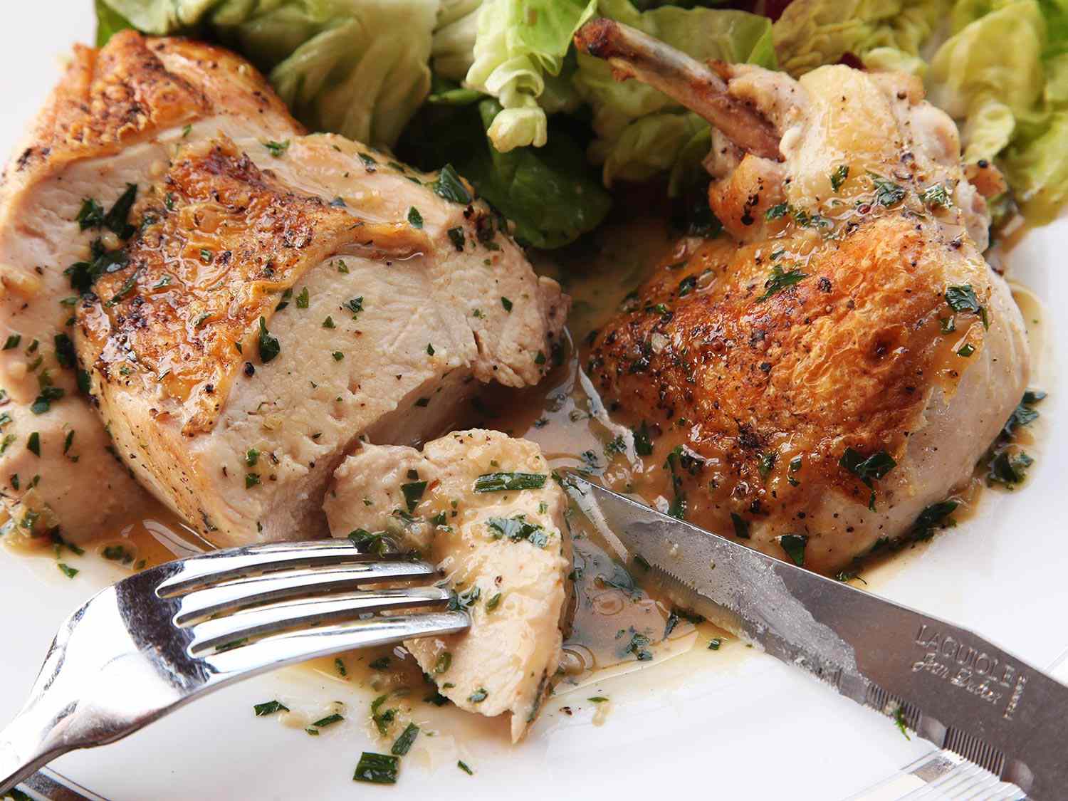 Pan-Seared Chicken with Spiced Fun Pepper Sauce