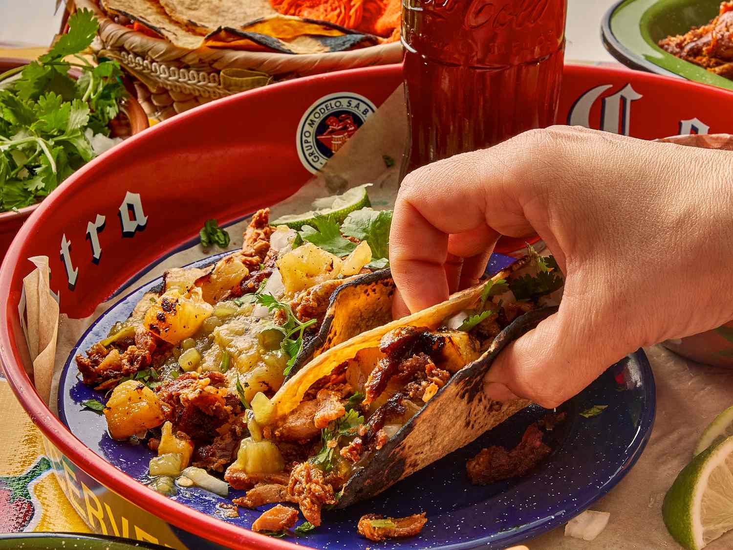 Fire-Grilled Pork Tacos with Smoky Chipotle Sauce