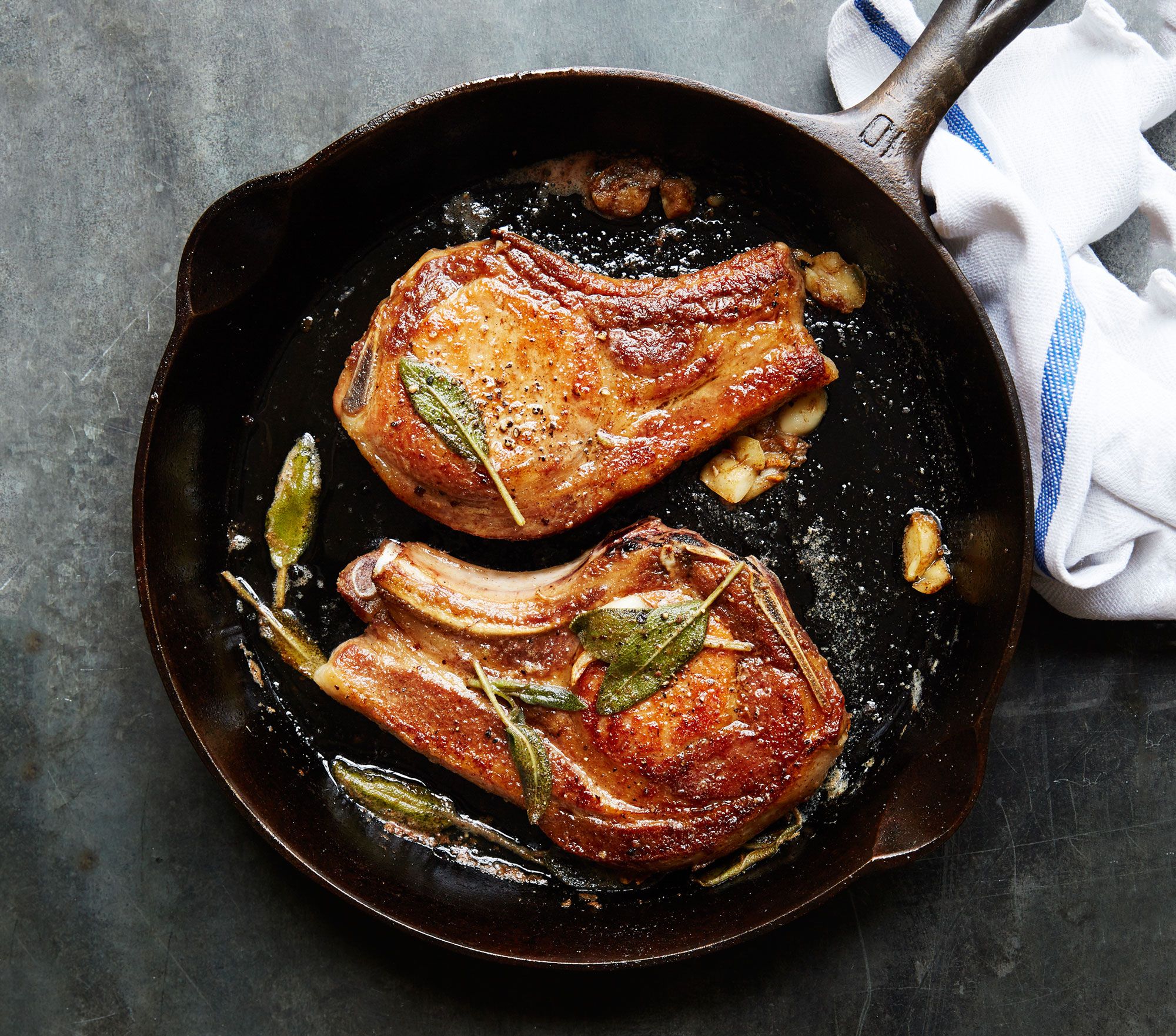 Pan-Seared Pork Chops with Texas BBQ Glaze
