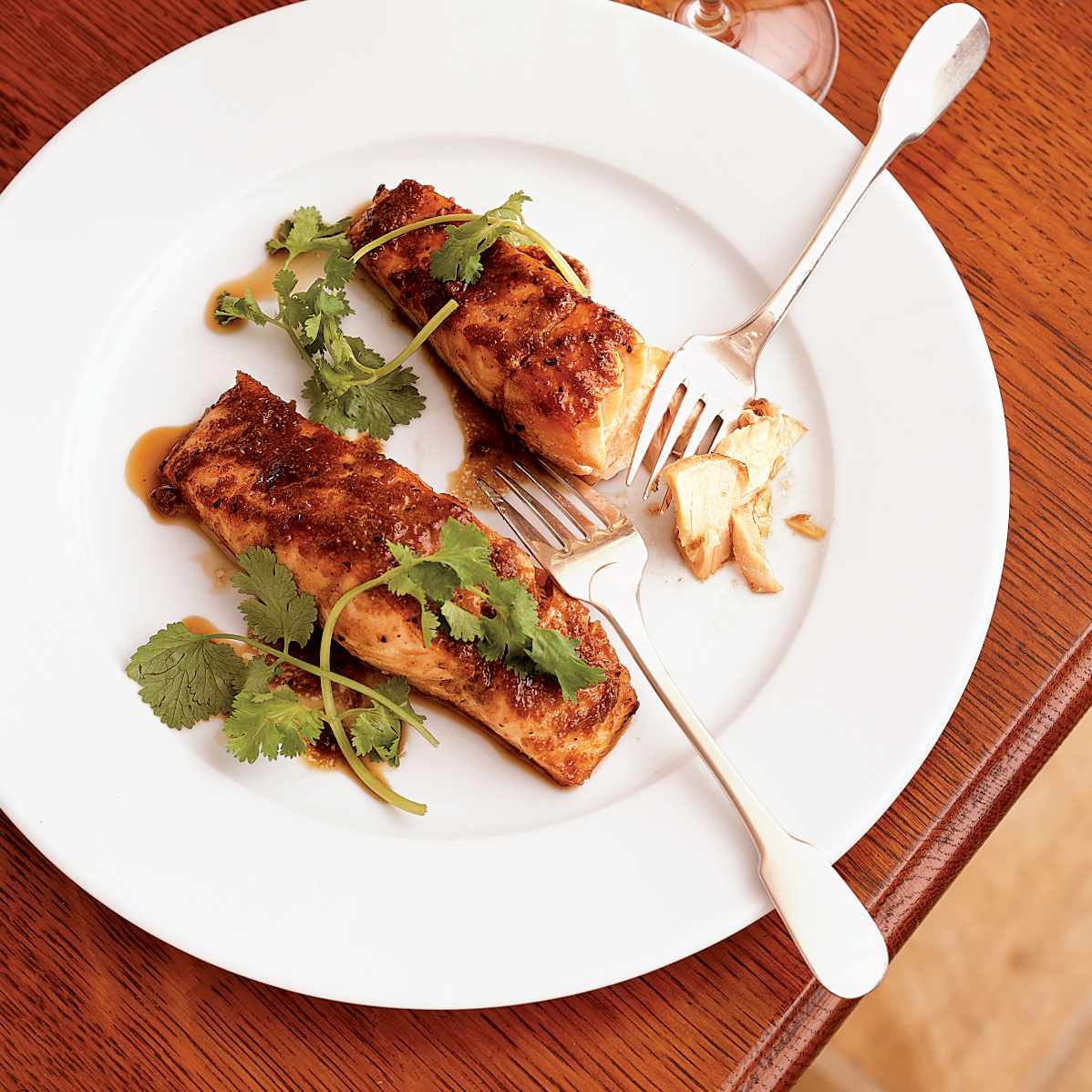 Pan-Seared Asian Fusion Salmon with Ginger-Soy Glaze