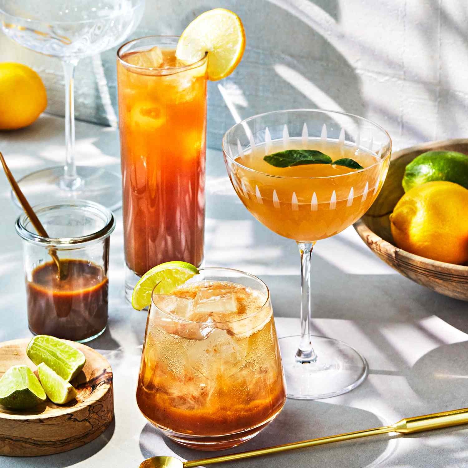 Tamarind Punch Cocktail with Citrus and Ginger