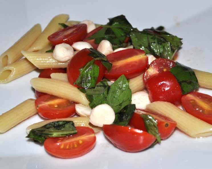 Mild Tomato and Mozzarella Pasta Toss