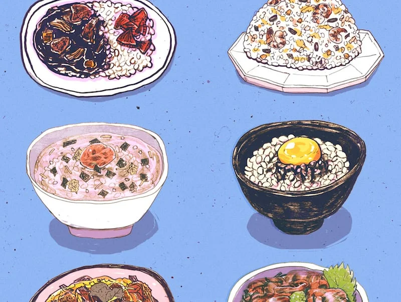 Japanese Sushi-Style Rice Bowls