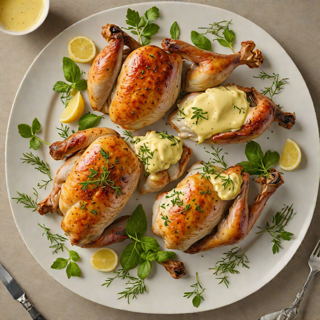 Farm-to-Table Smoked Chicken with Herb Butter