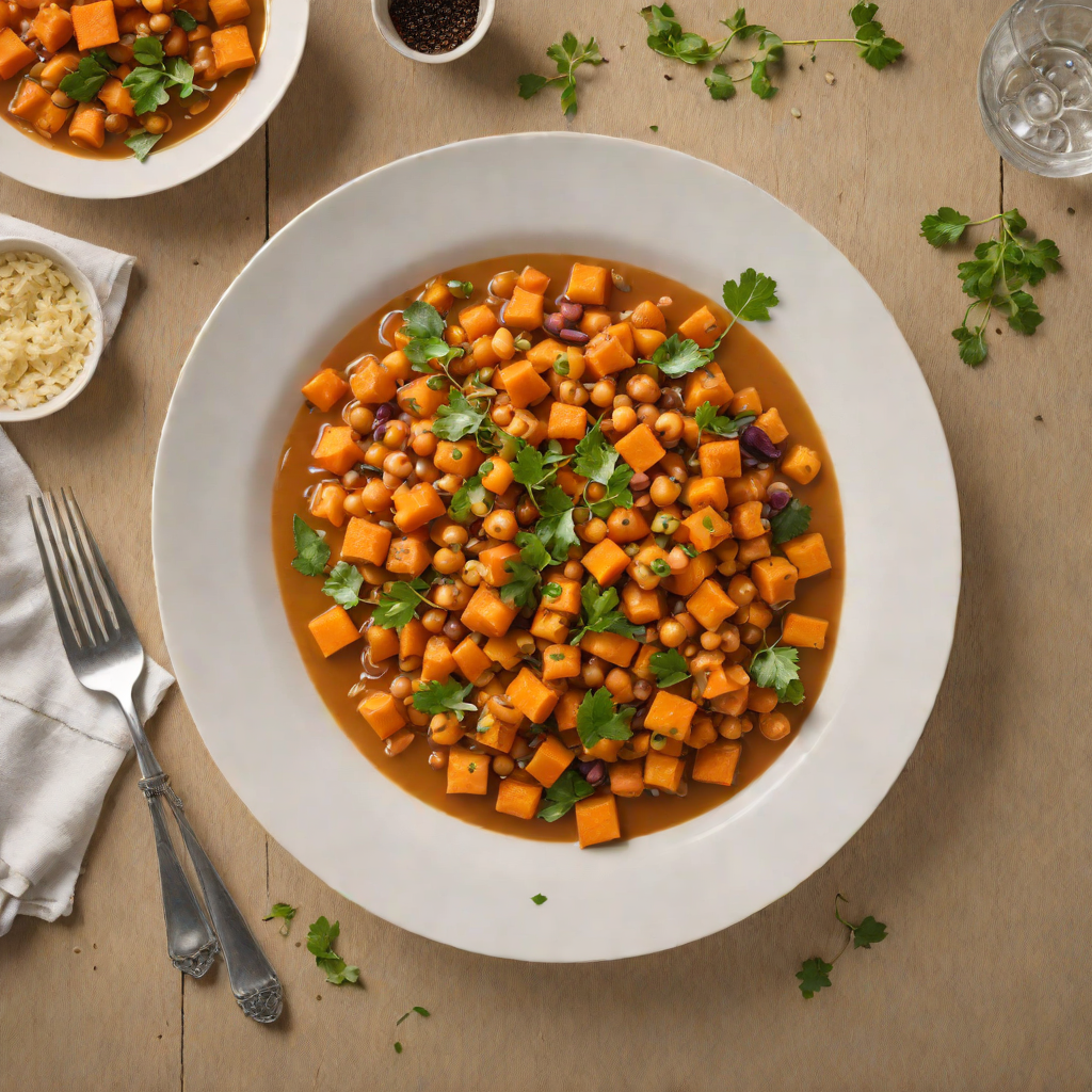 Warm-Spiced Chickpea and Sweet Potato Stew