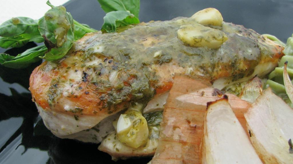 Lemon-Tarragon Sourdough Crusted Chicken
