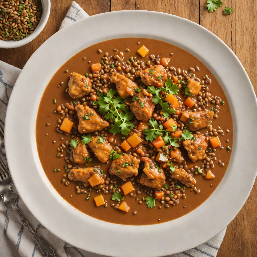 Berbere-Spiced Chicken Stew with Lentils