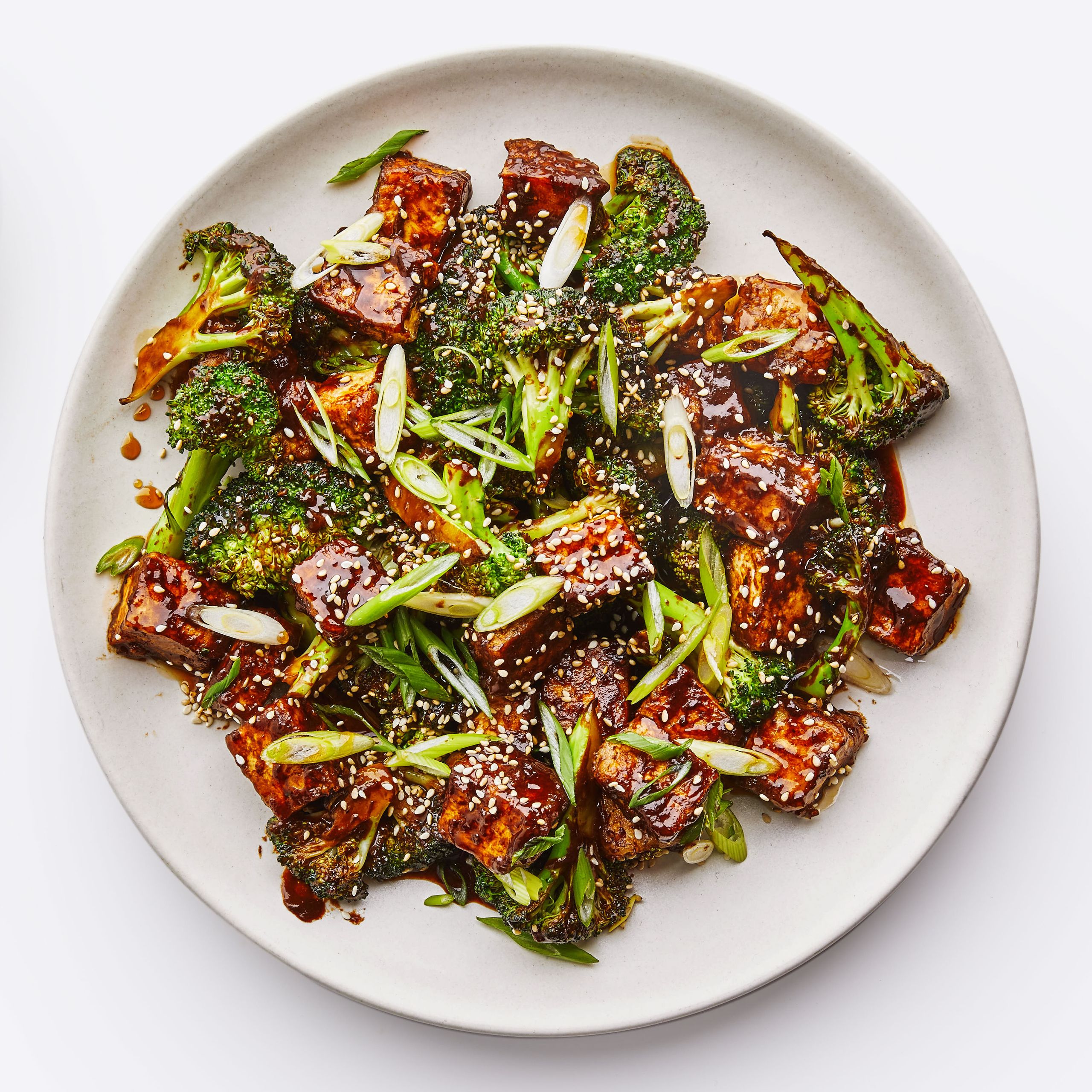 Stir-Fried Asian Fusion Tofu with Vegetables and Sesame
