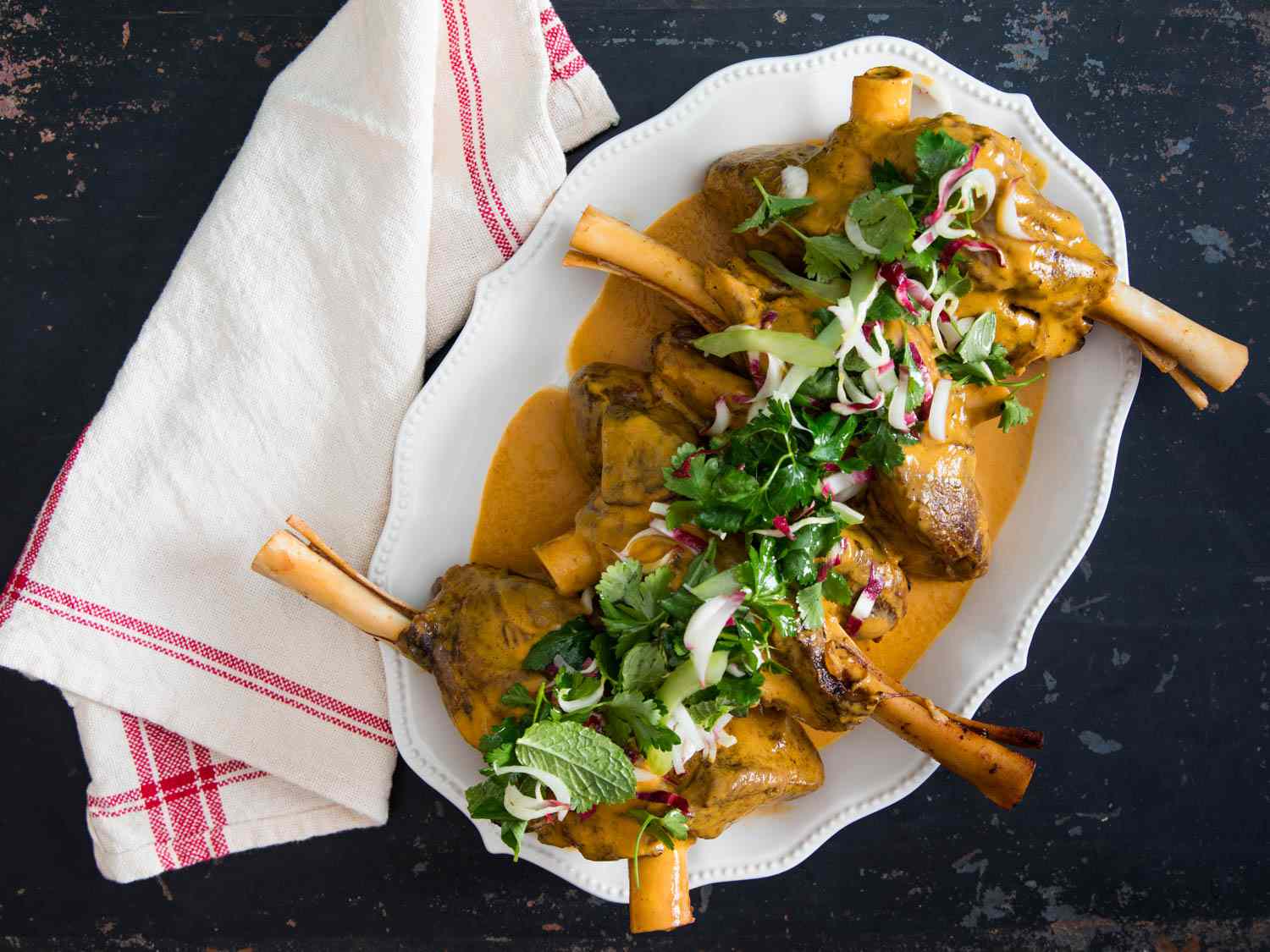 Nordic-Inspired Braised Lamb Shanks with Juniper and Root Vegetables