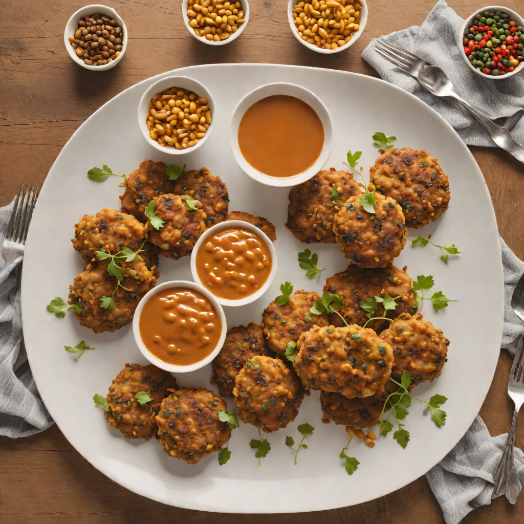 Acarajé with Black-Eyed Pea Fritters and Spicy Vatapá Sauce