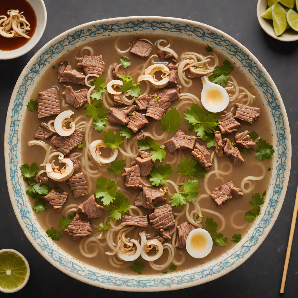 Pho-Inspired Beef and Mushroom Soup