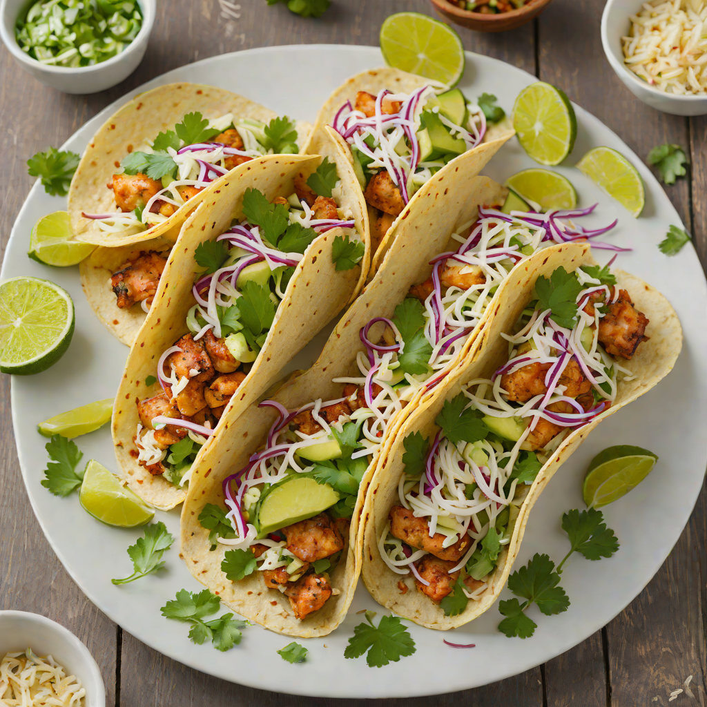 Grilled Baja-Style Fish Tacos with Cilantro Lime Slaw