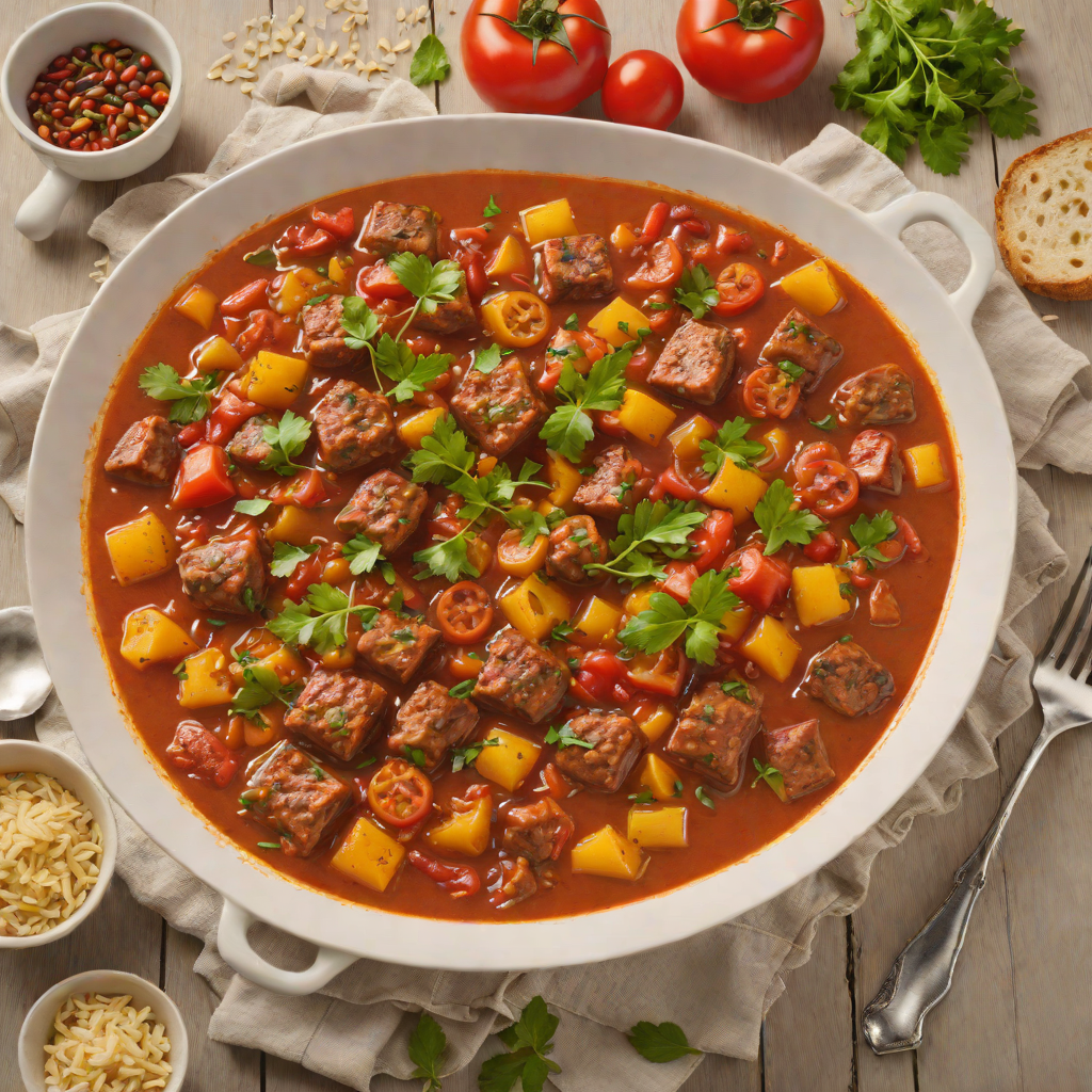 One-Pot Spicy Tomato and Sausage Stew