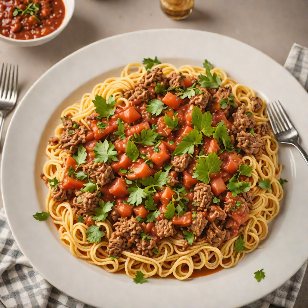 Slow-Simmered Regional Beef Ragù with Rustic Tomato Sauce