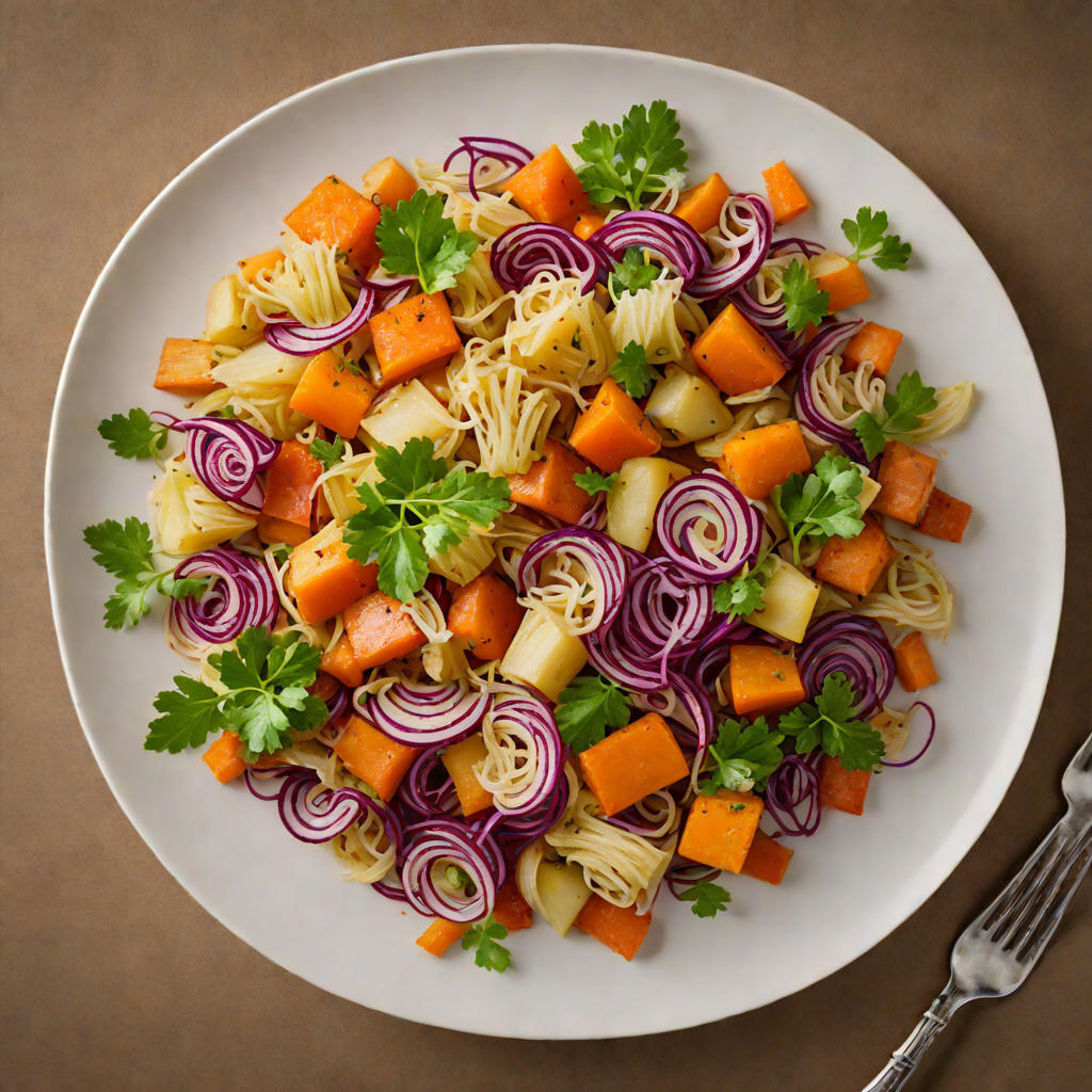 Atakilt Alicha Braised Cabbage and Root Vegetables