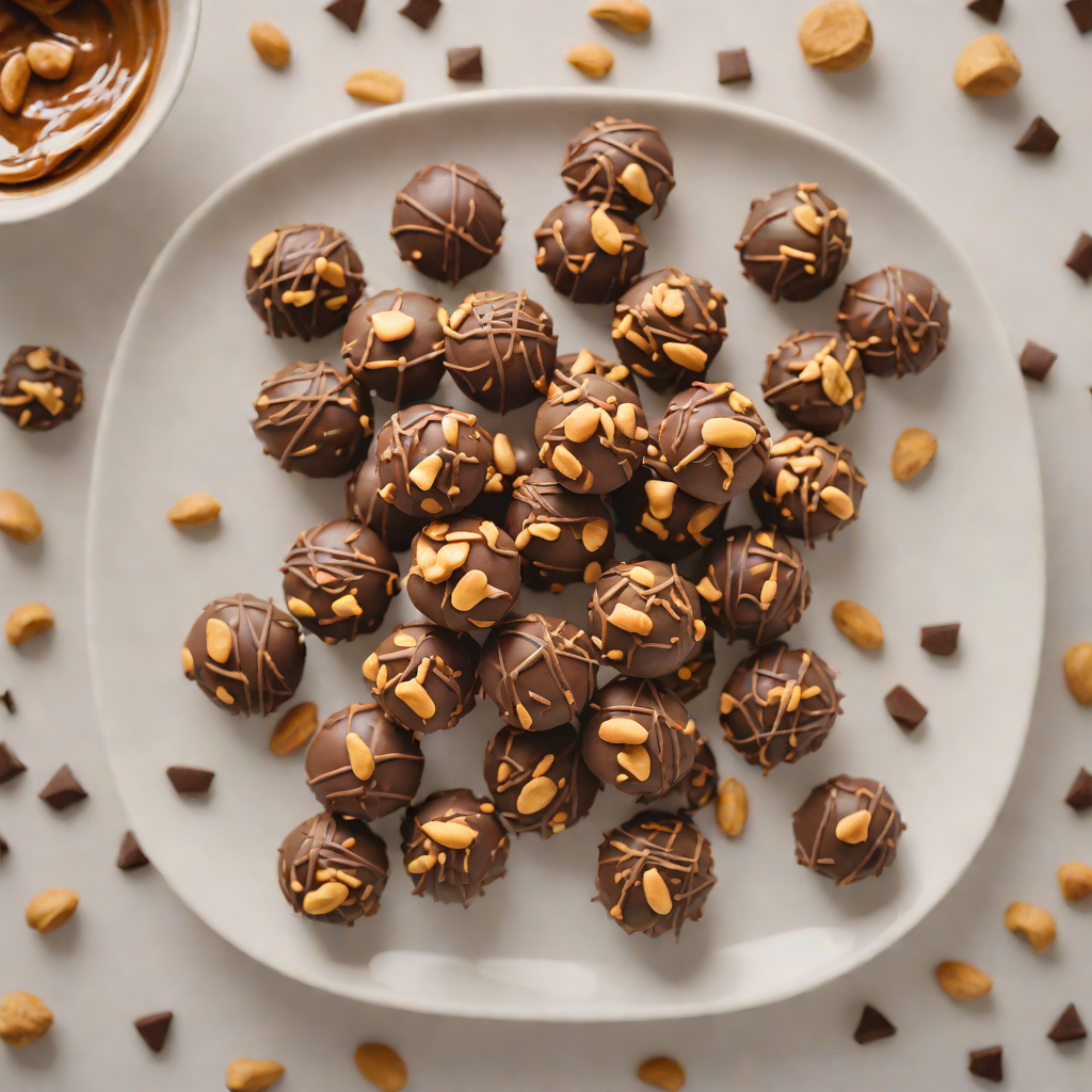 No-Bake Playful Chocolate Peanut Butter Energy Bites