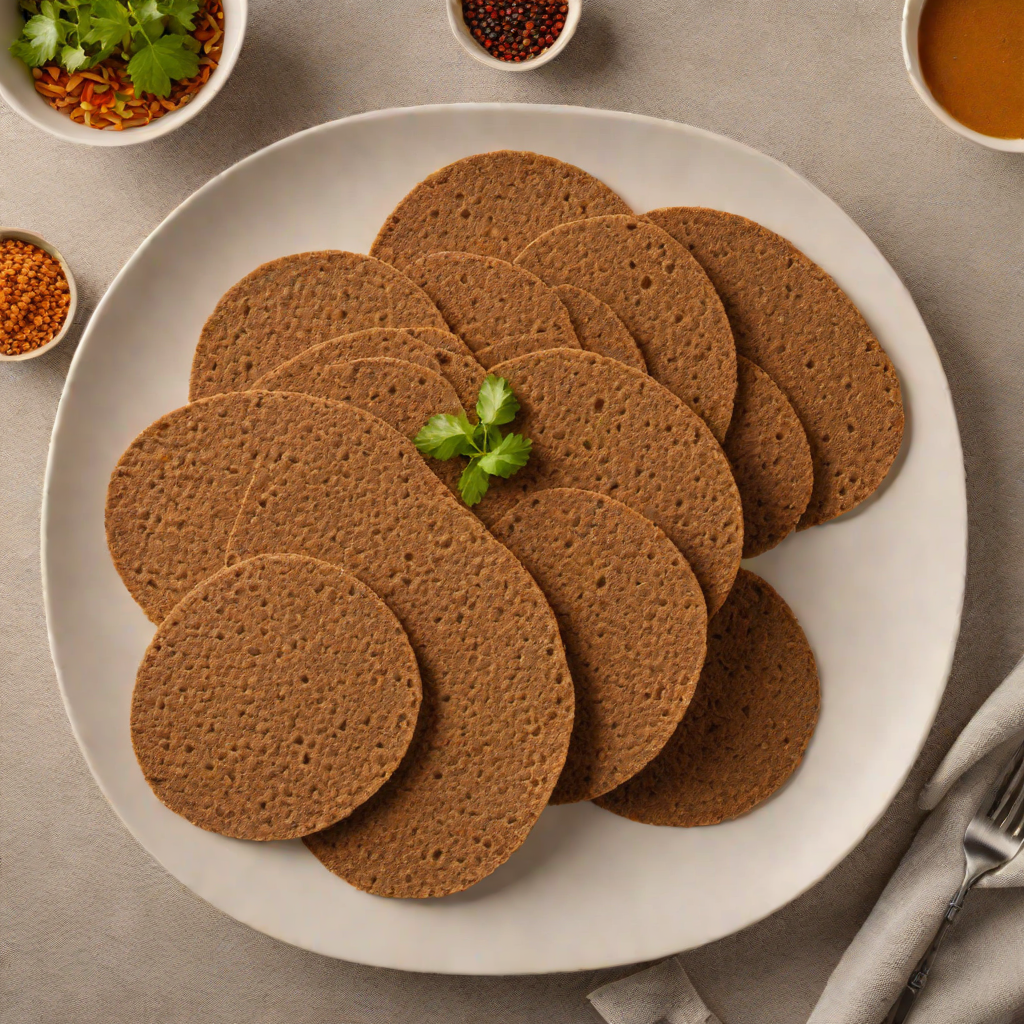 Steamed Injera-Style Teff Flatbread