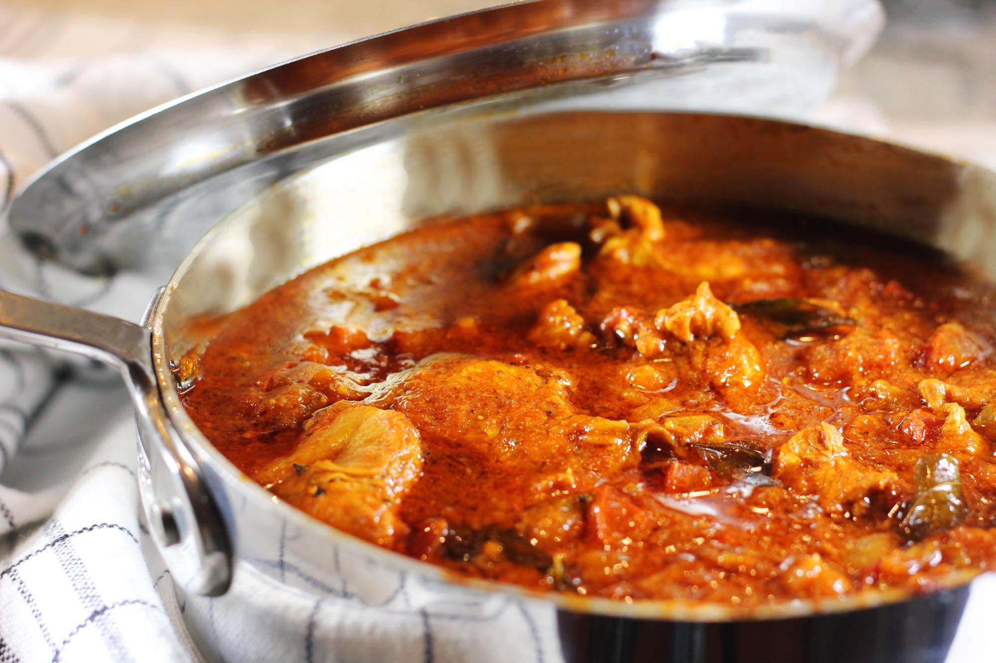 Spiced Andhra Tamarind Chicken Curry