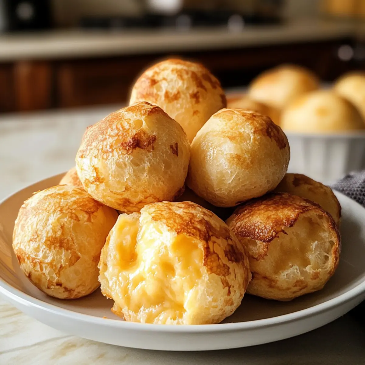 Oven-Baked Pão de Queijo with Fresh Parmesan